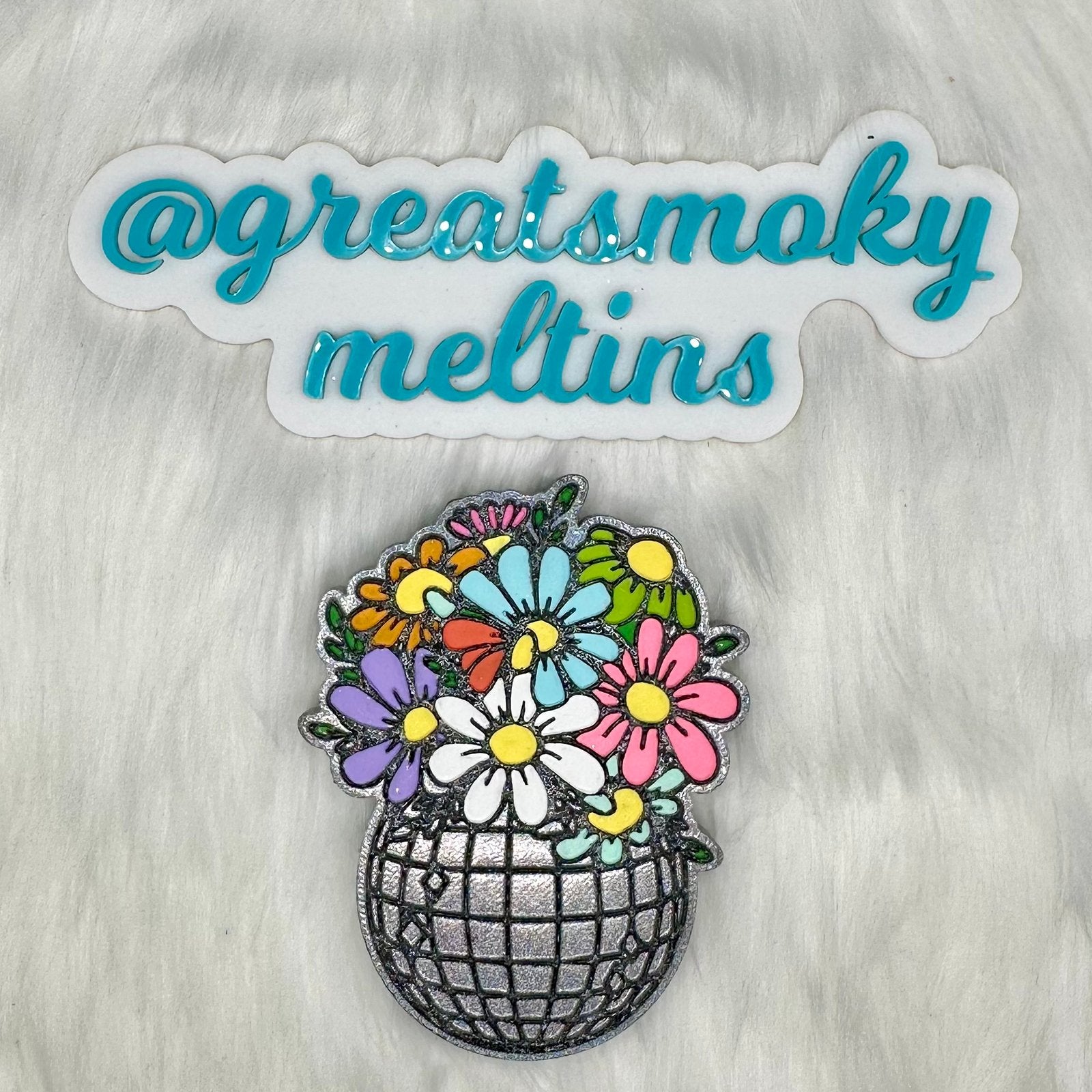 Floral Disco Car Freshie image 0