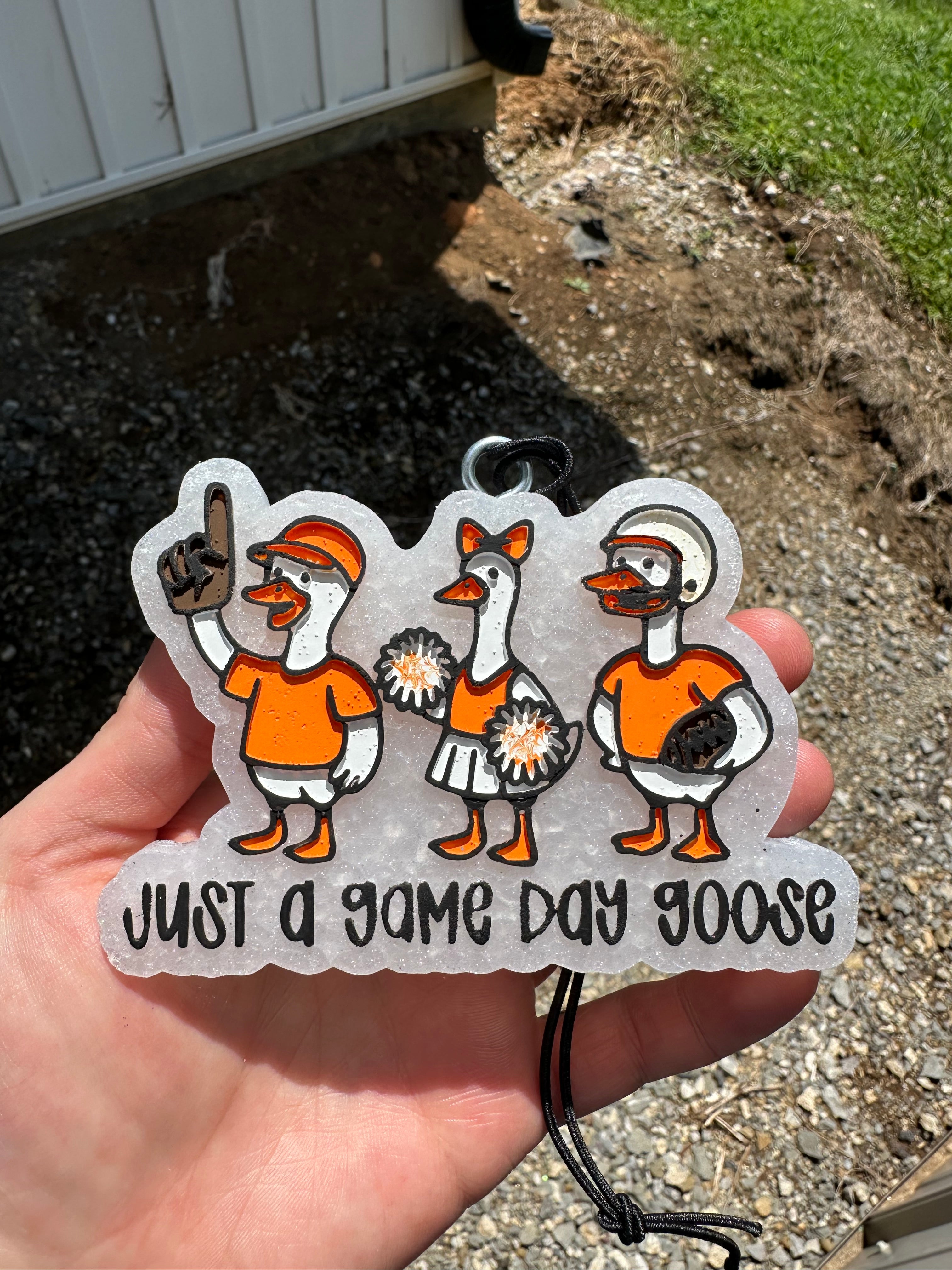 Just a Game Day Goose Car Freshie