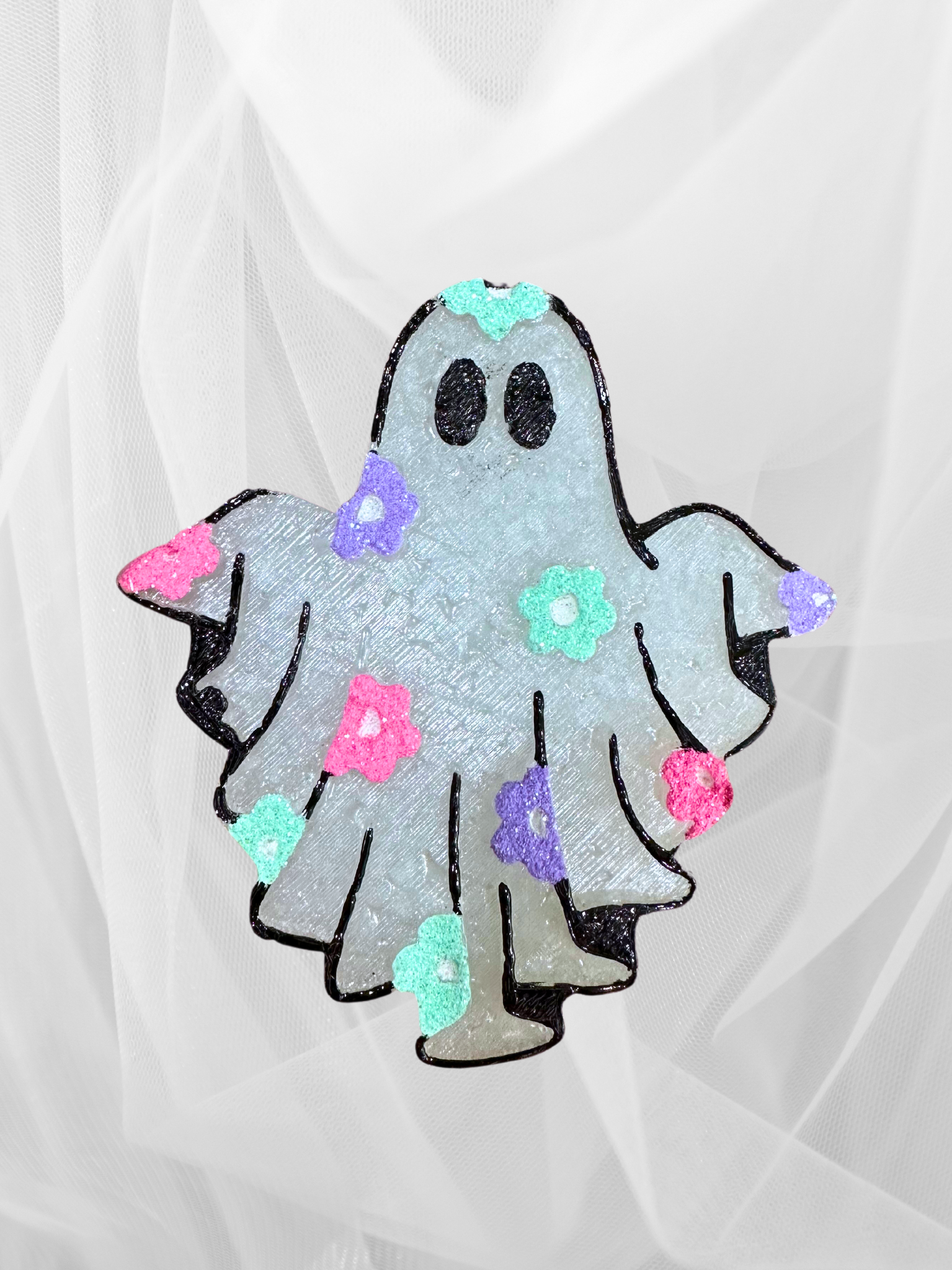 Floral Ghost Car Freshie - Butt Naked image