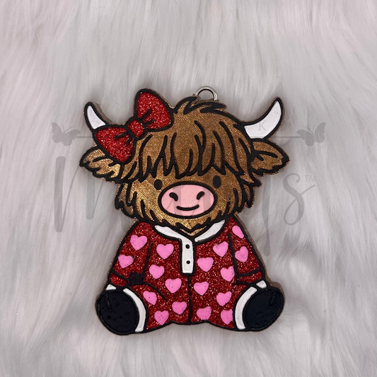 Highland Cow in PJ’s Car Freshie