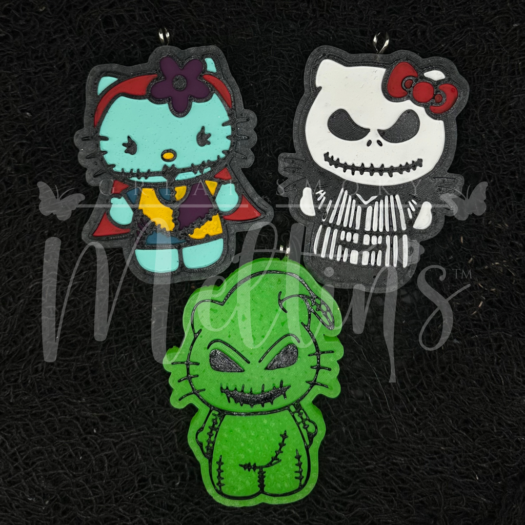 Nightmare Kitty Car Freshie image 0