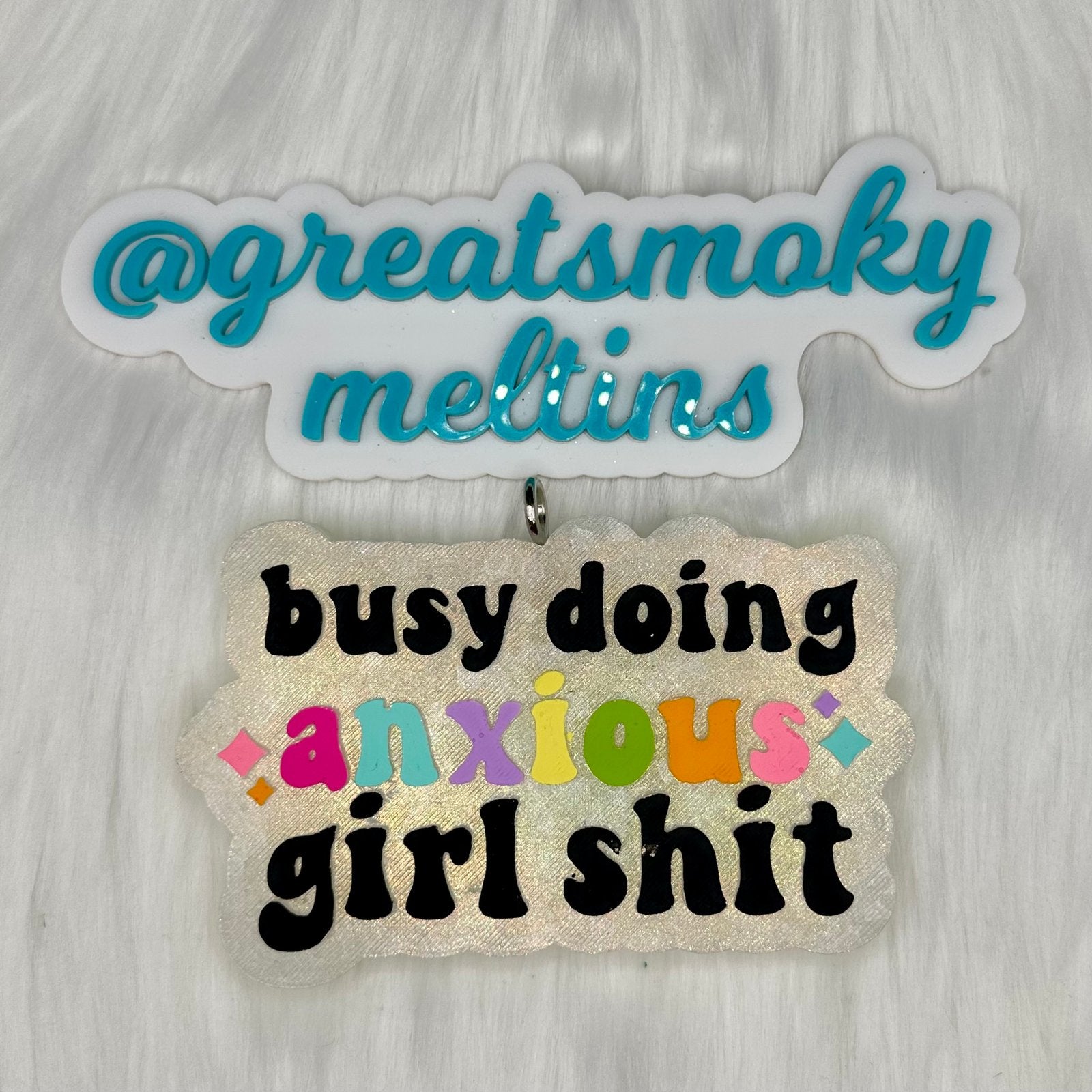 Busy Doing Anxious Girl Sh*t Car Freshie image 0