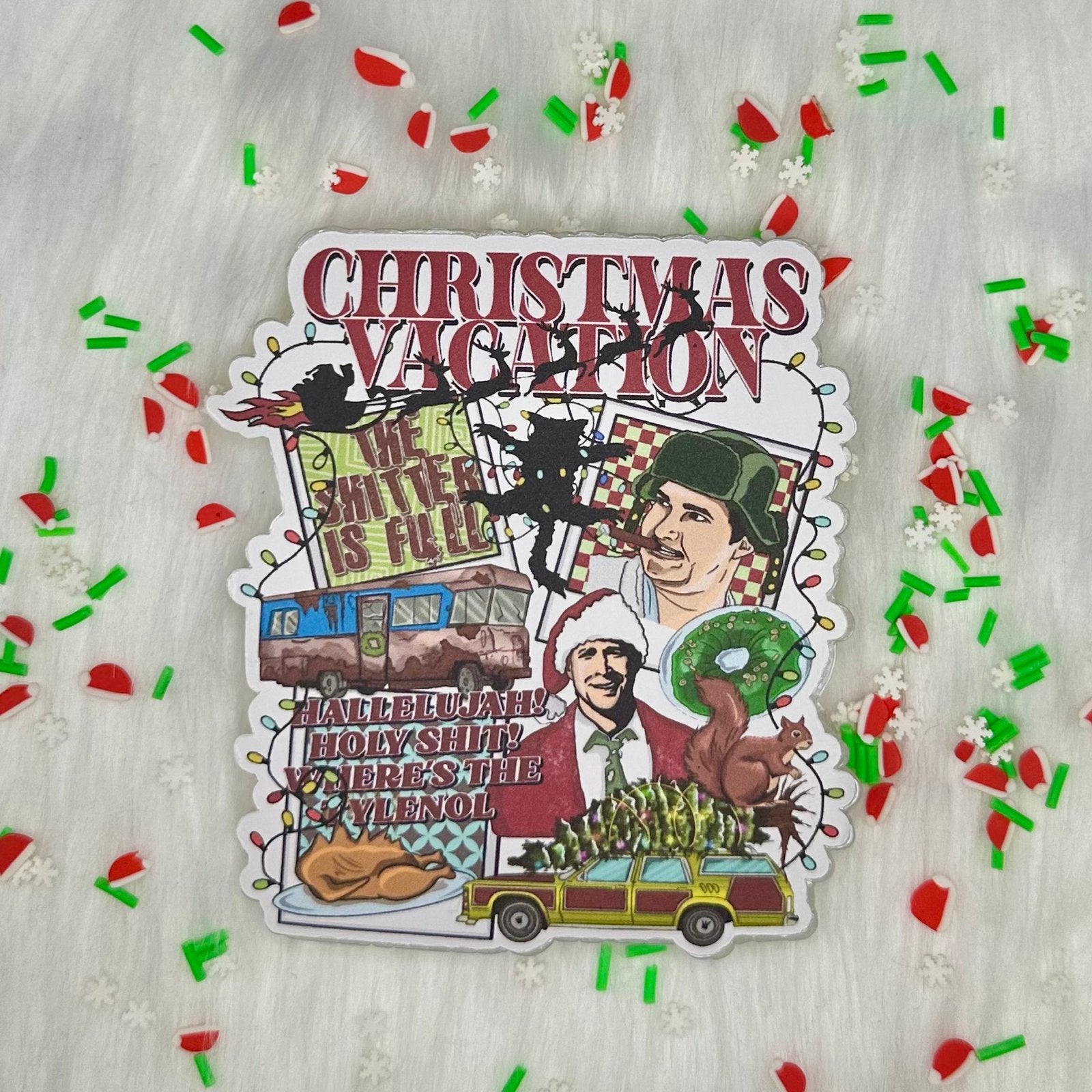 Vacation Cardstock Car Freshie image 0