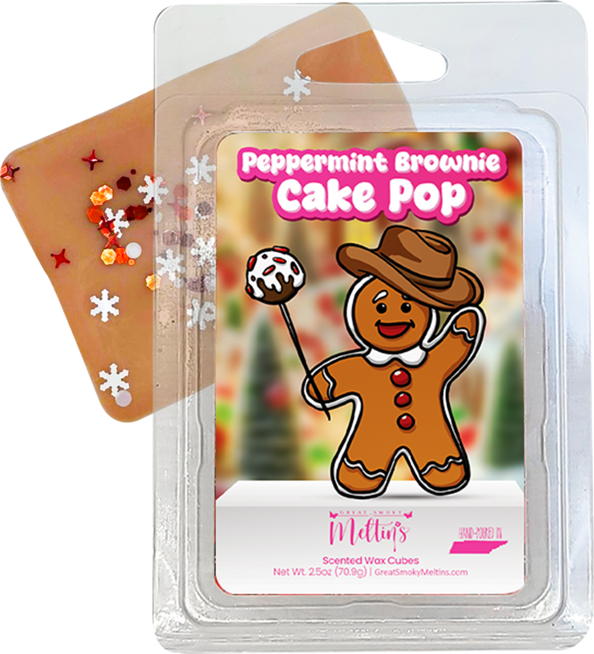 Peppermint Brownie Cake Pop - 2.5oz Wax Melt image 0