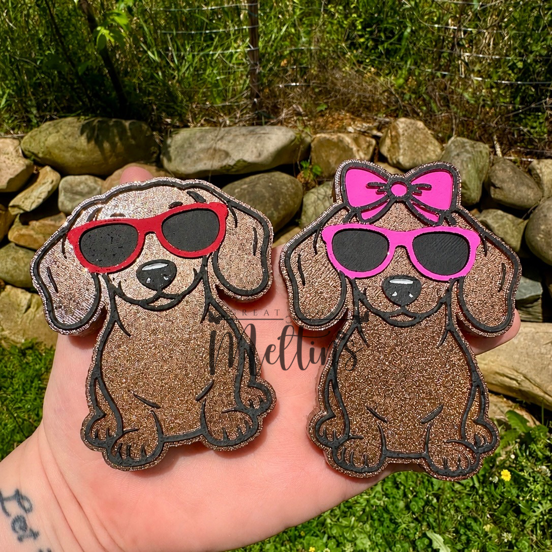 Dachshund with Sunglasses Car Freshie
