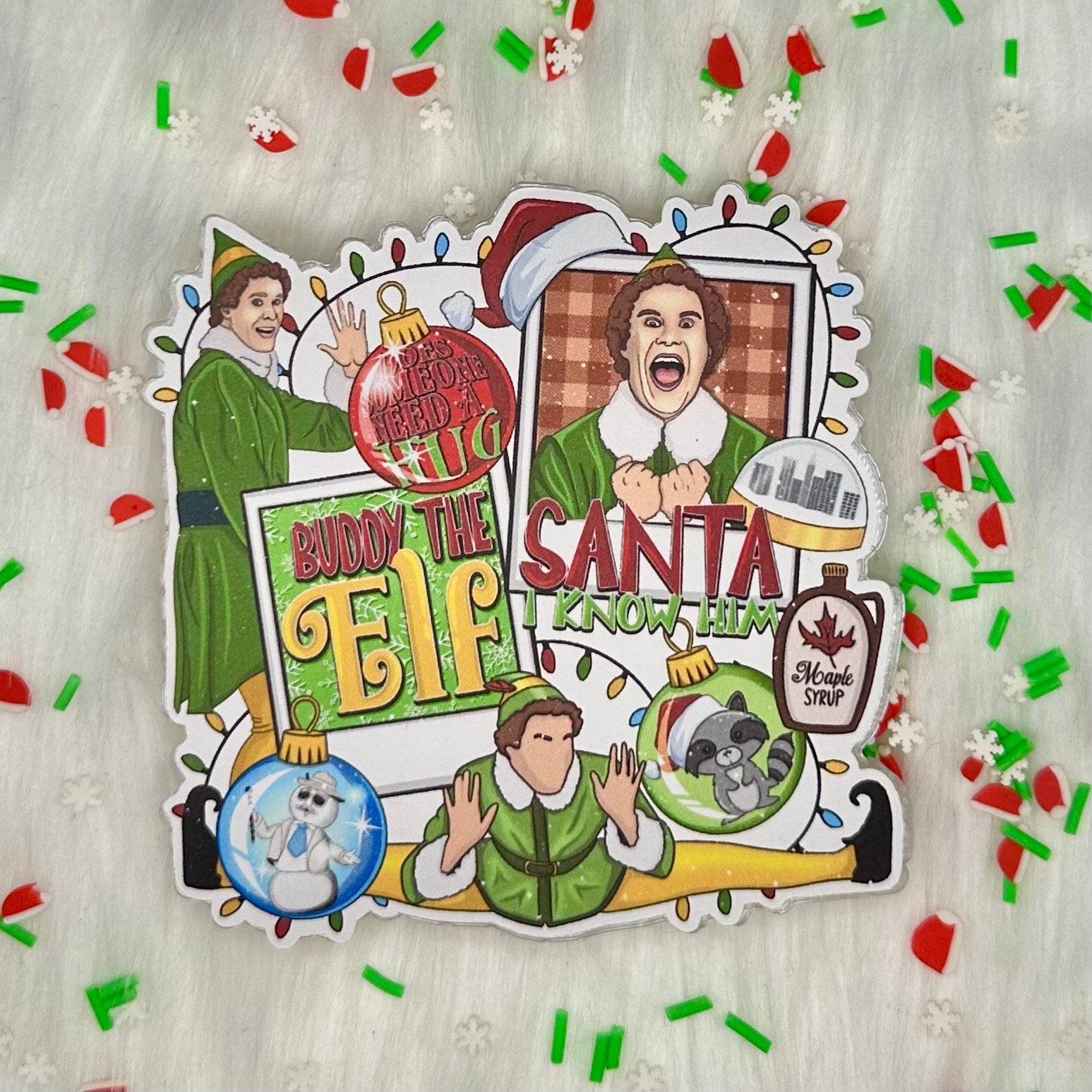 Buddy Cardstock Car Freshie image 0