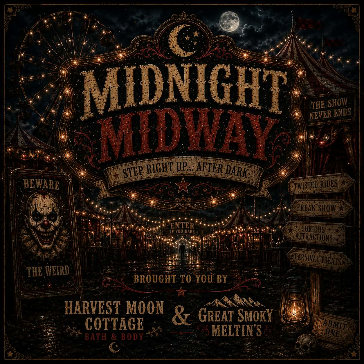 PRE-ORDER Midnight Midway Collection Wax Melt Snap Bar