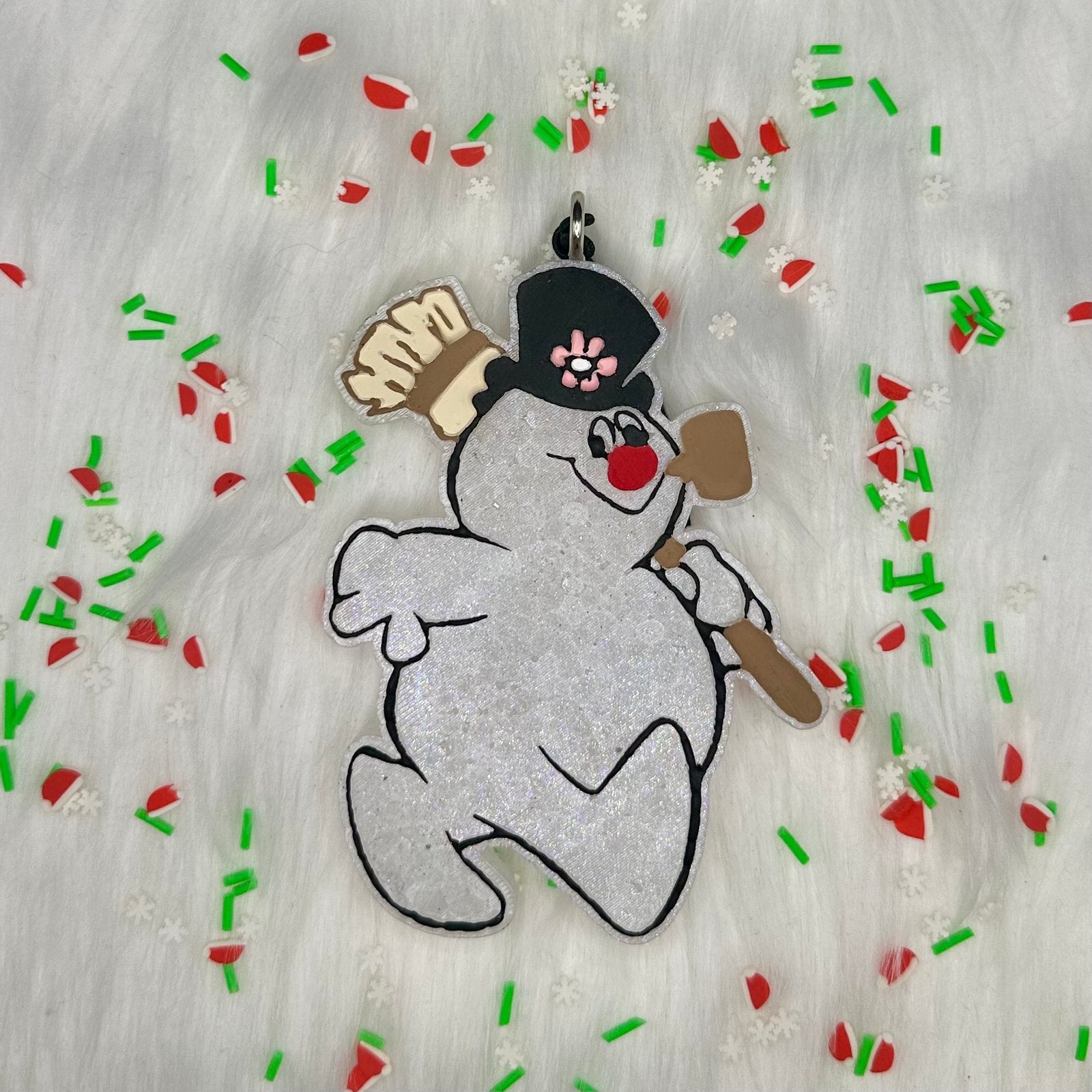 Vintage Snowman Car Freshie image 0