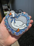 Heart Goose Frame Car Freshie