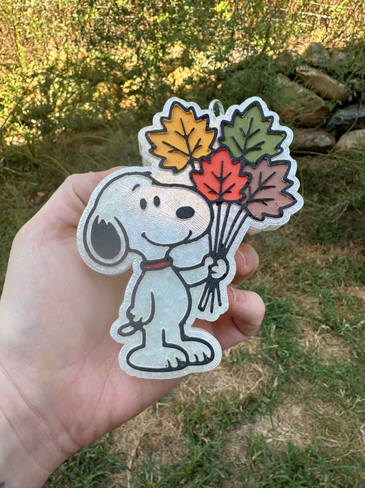 Fall Beagle Car Freshie