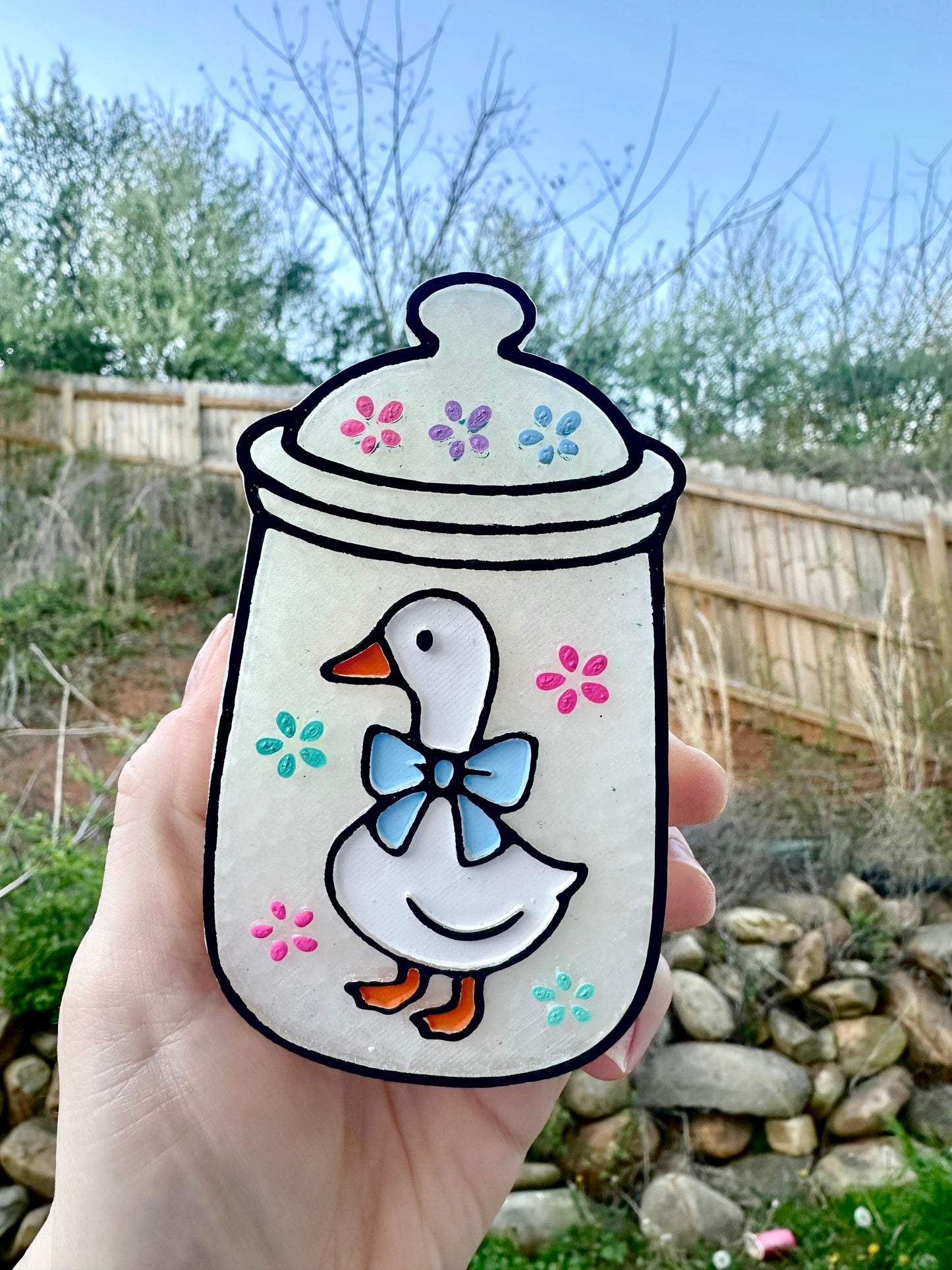 Goose Canister Car Freshie