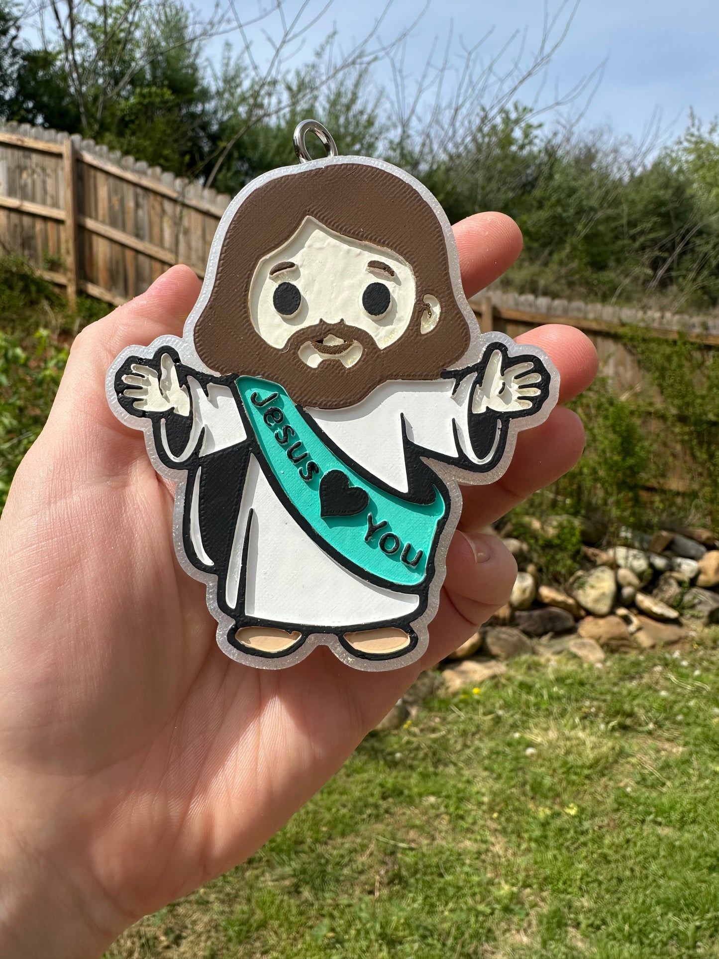 Jesus Loves You Car Freshie