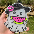Summer Ghost with Watermelon Car Freshie