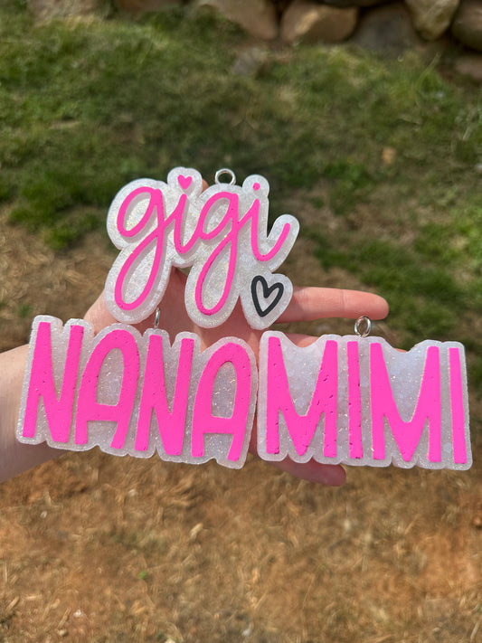 Gigi- Mimi- Mamaw- Nana- Mama Car Freshie