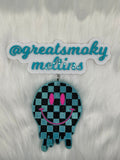 Checkered Smile Car Freshie image 0