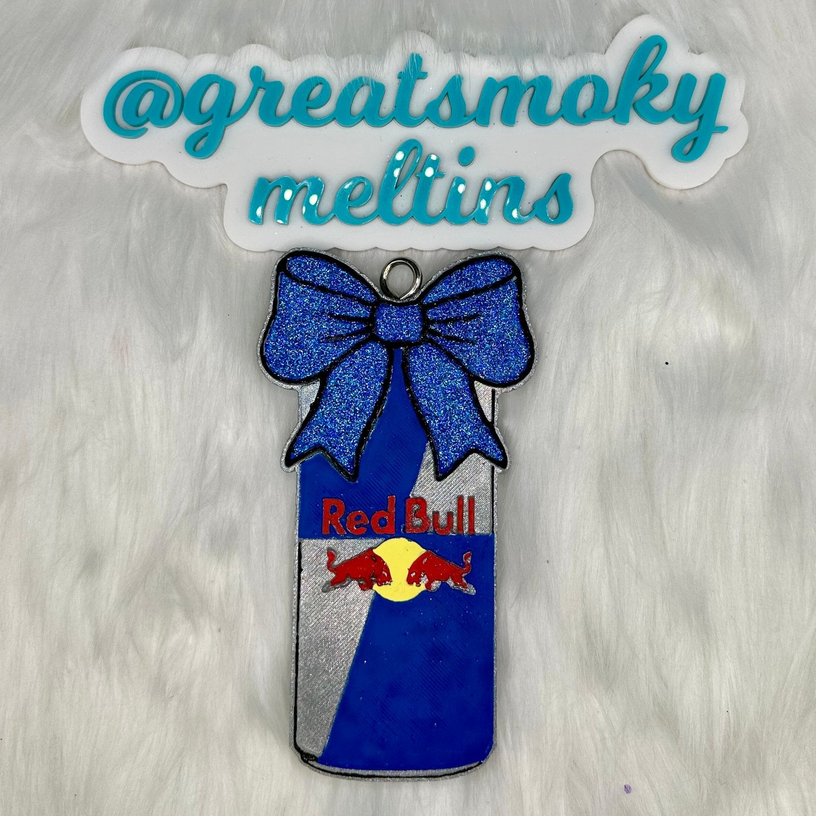 Energy Drink with Bow Car Freshie image 0