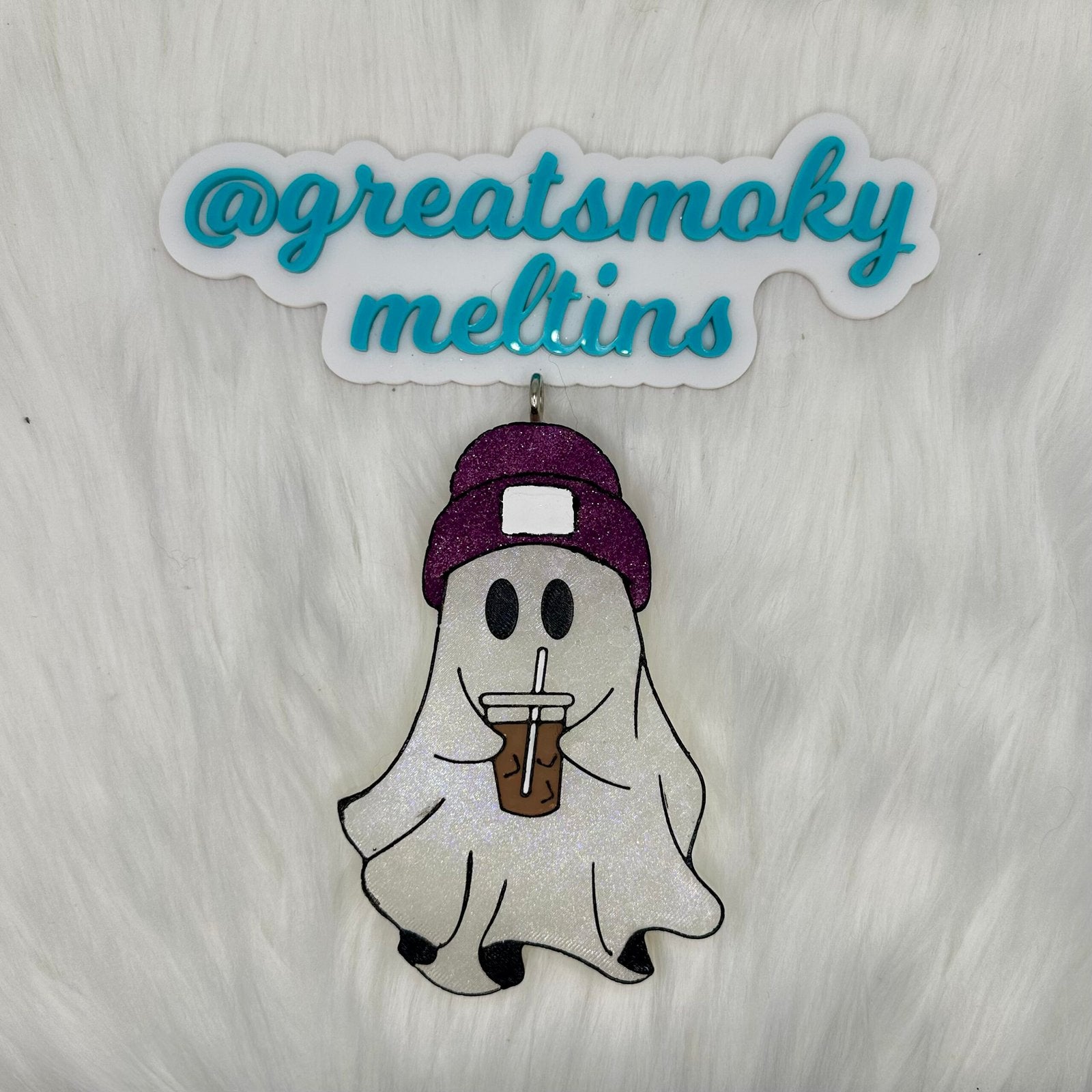 Ghost with Coffee Car Freshie image 0