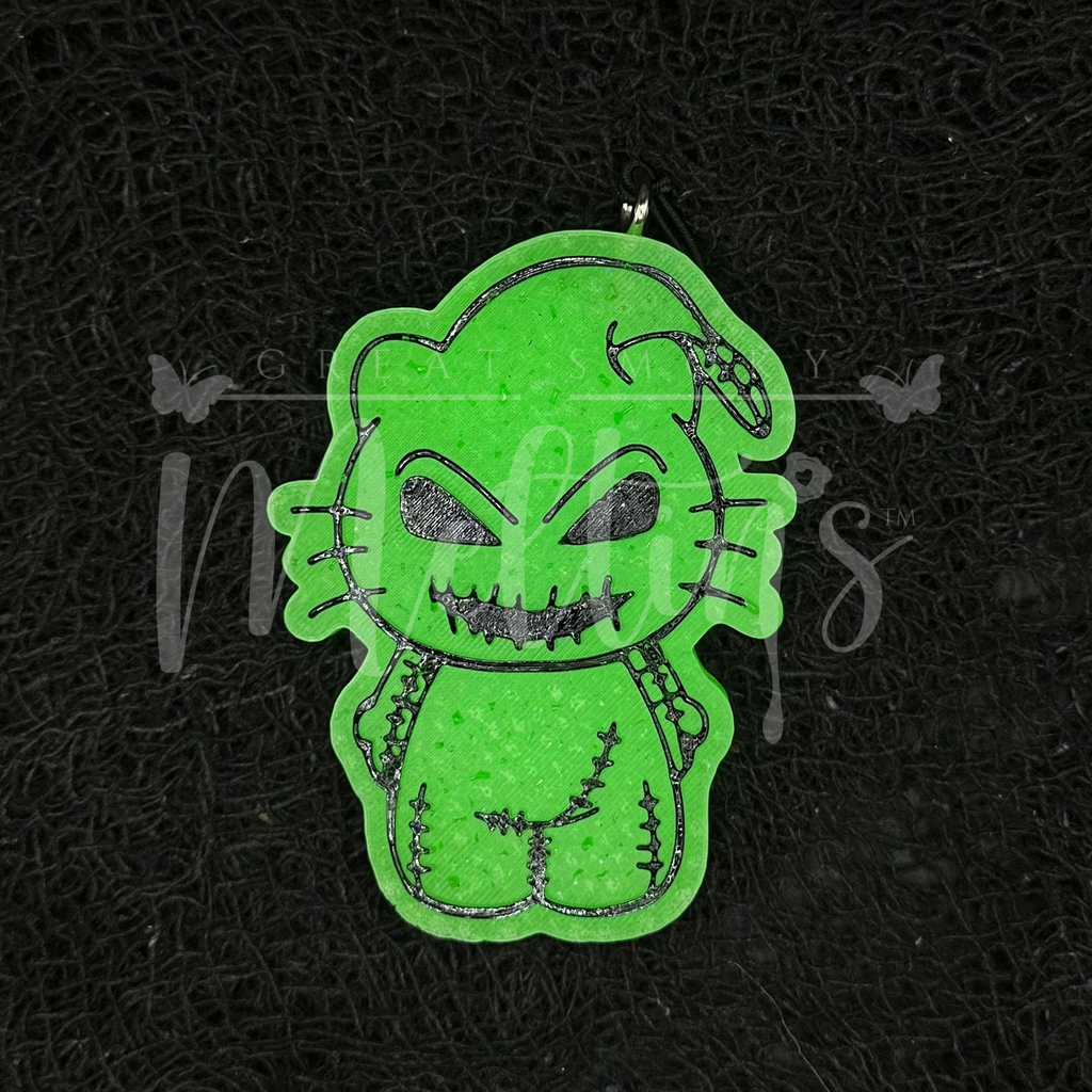 Nightmare Kitty Car Freshie - Kitty GreenM image