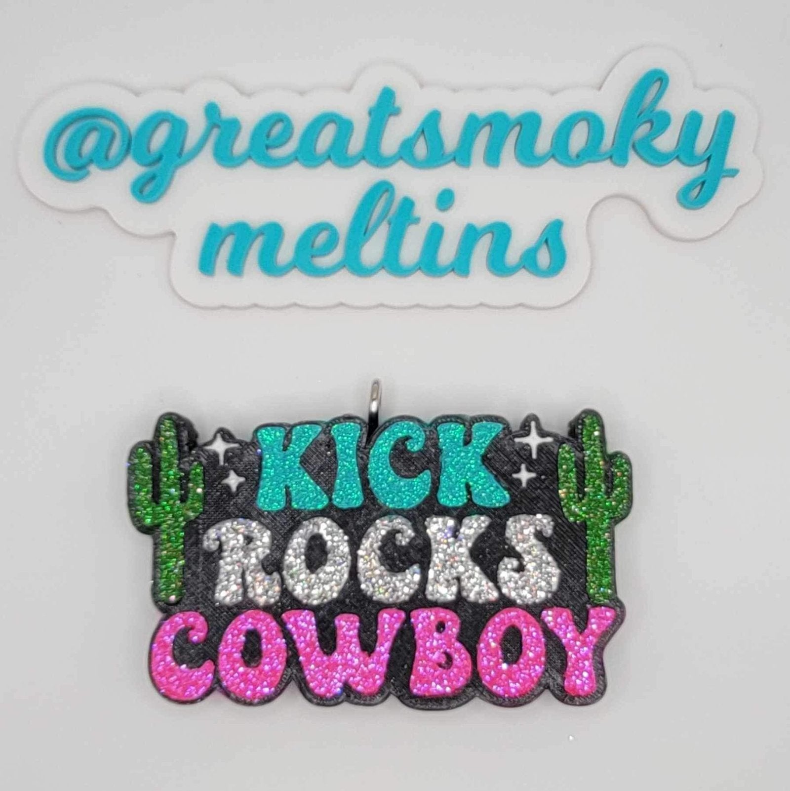 Kick Rocks Cowboy Car Freshie image 0