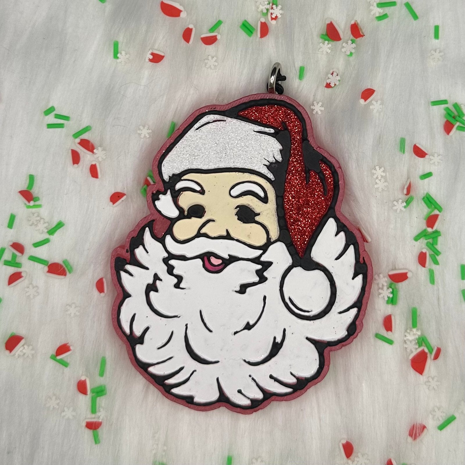 Vintage Santa Car Freshie image 0