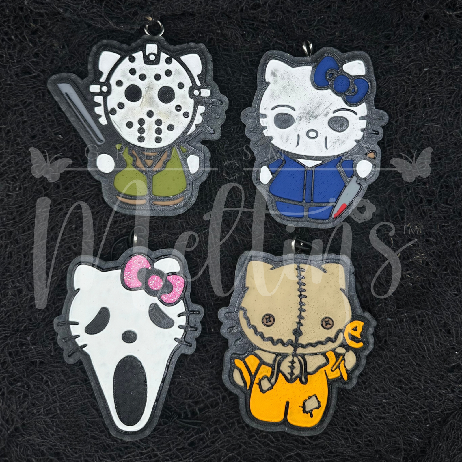 Horror Kitty Car Freshie - Kitty GhostF image