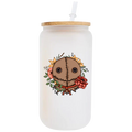 Floral Sam 16oz Glass Tumbler image 0